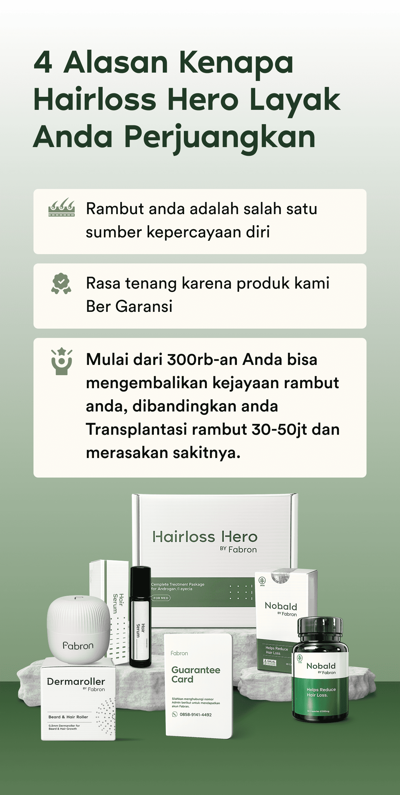 4 Alasan Kenapa Hairloss Hero Layak Anda Perjuangkan